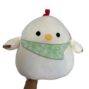 Squishmallows Chicken Todd with Bandana 12 inch Plush by Kellytoys Easter Squad